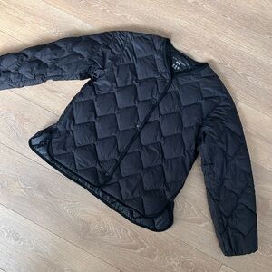 Uniqlo Black Quilted Ultra Light Down Jacket